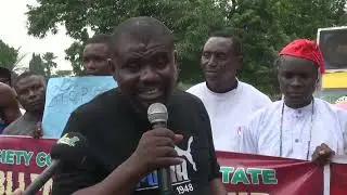 HUNGER PROTESTS IN EDO STATE BY CIVIL SOCIETY