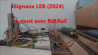 Partie 50 signaux LEB nouvelle génération 2024 compatible rocrail