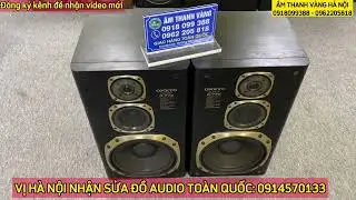 KHÔNG ÂN HẬN KHI MUA ĐÚNG LOA NÀY: ONKYO D77X GÔNG VÀNG