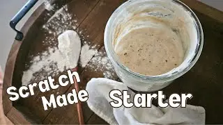 Sourdough Starter from Scratch & Discard Pancakes