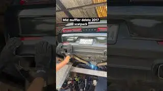 Mid muffler delete Scatpack #392 #midmufflerdelete #dodge #mopar #srt #exhaust