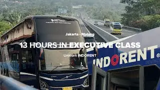 Bus Executive Class Double Decker Jakarta - Malang SALAH SATU YANG PALING MEWAH?! | Cinematic VLOG