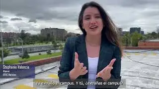 Mensaje de Stephanie Valencia a la comunidad universitaria