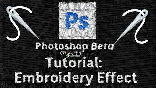How to Use the New Embroidery Effect in Photoshop Beta | Step-by-Step Tutorial