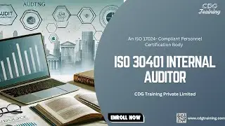 Become an ISO 30401 Internal Auditor | Certification & Training by CDG Training
