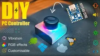 DIY PC controller using Raspberry Pi Pico | Circuitpython | RGB | Programmable
