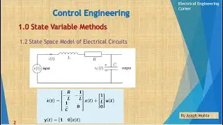 State Space Model of Electrical Circuits