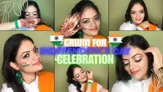 Easy makeup tutorial for 15 August celebration 🎉🇮🇳 #independenceday  #viral #makeup #india #trending