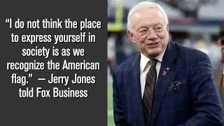 Cowboys Players Take A Knee With Owner Jerry Jones Before Standing For Anthem | Los Angeles Times