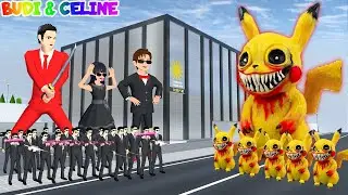 Yuta Mio Bocil Yakuza VS Pokemon Pikachu EXE | Yuta Panggil Yakuza Merah Raksasa
