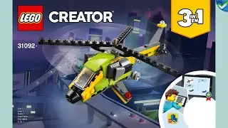 31092 A Helicopter Adventure LEGO&reg; Creator Manual at the Brickmanuals Instruction Archive
