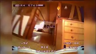 Emax Tinyhawk, flying Acro mode indoors