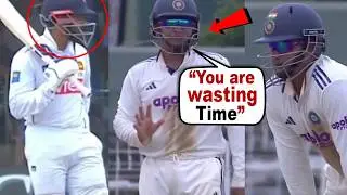 Sarfaraz Khan Sledge SL Team Captain, After That He got OUT😂 during Ind vs Sl 2nd Test Day 3