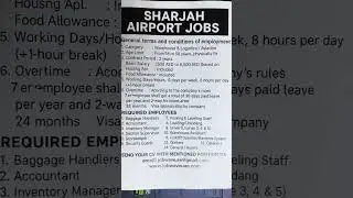 Sharjah International Airport is now recruiting for 2025! #jobwaveuae #dubaijobs2025 #dnatajobs