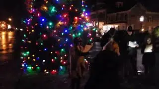 Nick the Candy Cane Man Basking Ridge Christmas Eve Sing Covid