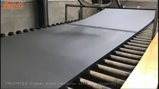 FIRSTFLEX rubber foam roll production