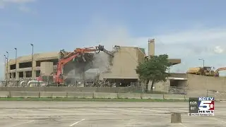 Demolition crews begin tearing down Terminal A at KCI