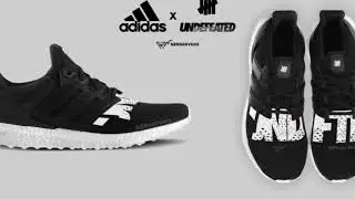 Early Sample Of UNDEFEATED x adidas Ultra Boost White and Black