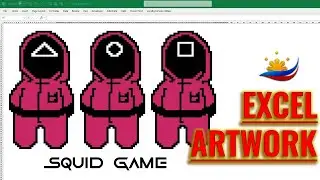 Squid Game Artwork in Excel