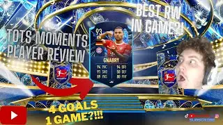 93 Team of the Season Moments GNABRY Player Review! TOTS MOMENTS GNABRY SBC Player Review FIFA 23
