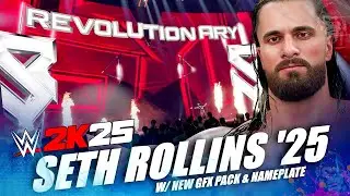 WWE 2K25 Seth Rollins Updated Entrance Graphics | New WWE 2K25 PC Mods