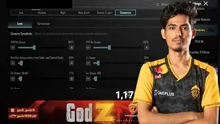 GodZ BGMI Sensitivity Update 4.2 | Basic & Advance Sensitivity + Adv Control + Never Expire Code