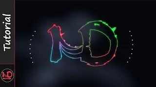 After Effect Tutorial - Audio Spectrum Effect to Logo in After Effects - No Plugin