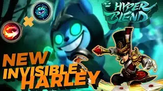 HARLEY DEADLY MAGIC+HELCURT DARK NIGHT FALLS!! FULLY INVISIBLE NEW MODE HYPER BLEND GAMEPLAY! | MLBB