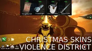All New Christmas Item Skins and Animations | Violence District