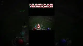 Full Trang Oul Bone Spear Necromancer #diablo2resurrectedbuild #fastleveling #games