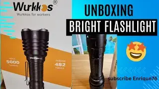 #unboxing LED Flashlight