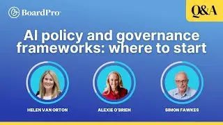 AI Policy and Governance Frameworks: Where to Start | webinar Q&A