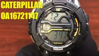 CAT Caterpillar Bolt Digital Sports Chronograph Watch OA16721147