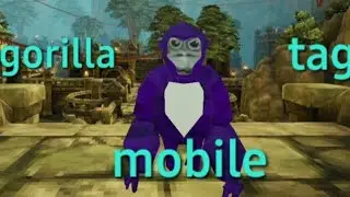 playing gorilla tag mobile (monkey tag)