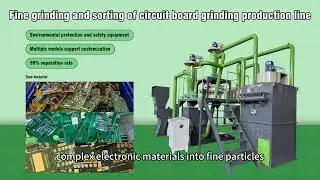 Fine Grinding And Sorting Of Circuit Board Grinding Production Line