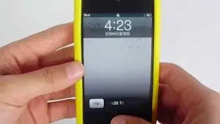 Wholesale iPod Touch 4 Yellow Antislip Silicone Case Cover