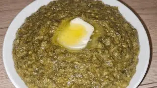 Making of Traditional SAAG with Broccoli and Spinach recipe by mrs shahid