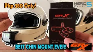 GRX Motonetics Helmet Chin mount Review | Installation | Test Drive