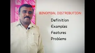 Binomial distribution in probability | definition | examples | features