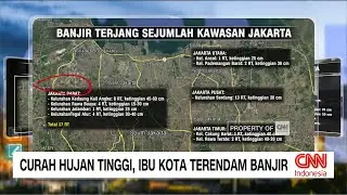 Curah Hujan Tinggi, Ibu Kota Terendam Banjir