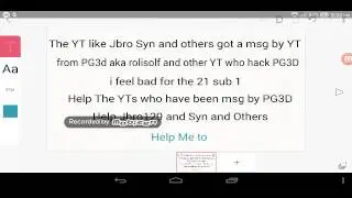 Help Jbro129, Syn and every PG3D YTs