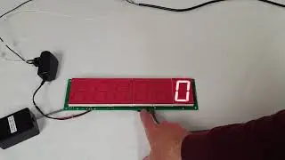 6 Digit, Wired Remote Controlled, Days Counter Display w/ No Enclosure -DC-256T-UP-DAYS