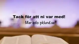 Gudstj&auml;nst  |  19 oktober 2025  |  Pingstkyrkan i Lund