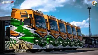 🔴ETS2 LIVE 🚛 | PXN Wheel + Shifter Realistic Trucking Gameplay | Sim Racing part 3