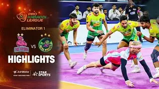 Jaipur Pink Panthers vs Patna Pirates 🔥| PKL 12 - Eliminator 1 | Pro Kabaddi League | Highlights