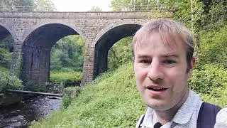 Discovering the viaducts, ruined mills and waterfalls deep in Goyt Gorge at New Mills in Derbyshire!