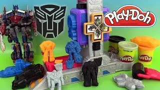 Play Doh Transformers Autobot Workshop Playset P&acirc;te &agrave; modeler Atelier des Autobots