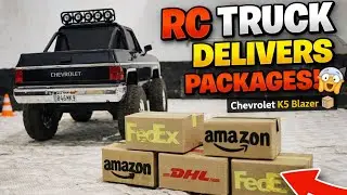 Chevrolet K5 Blazer FCX10 Delivering Packages | Realistic Off-Road Delivery Adventure