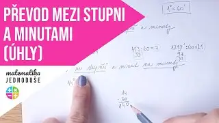 Převod mezi stupni a minutami