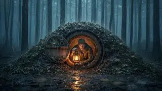 He Built an Invisible Home in the Forest That Even Birds Ignore